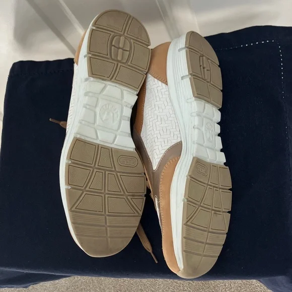 Mephisto Women's Brown and White Casual Sneakers - Picture 5 of 6